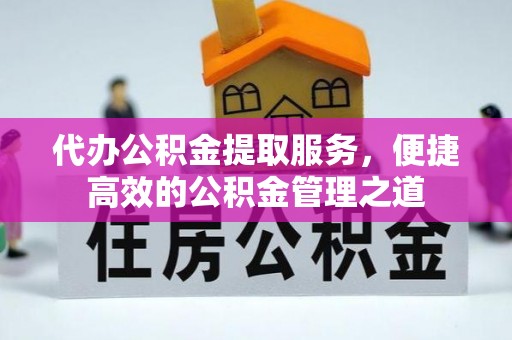 凌云代办公积金提取服务，便捷高效的公积金管理之道