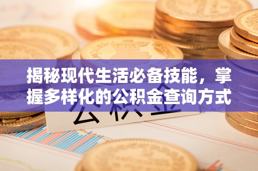 凌云揭秘现代生活必备技能，掌握多样化的公积金查询方式，让财富管理更轻松