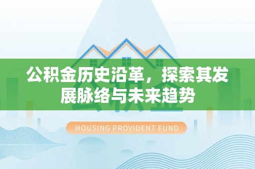 凌云公积金历史沿革，探索其发展脉络与未来趋势