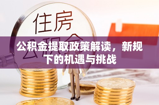 凌云公积金提取政策解读，新规下的机遇与挑战