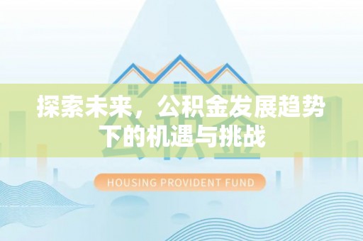 凌云探索未来，公积金发展趋势下的机遇与挑战