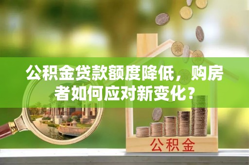 凌云公积金贷款额度降低，购房者如何应对新变化？