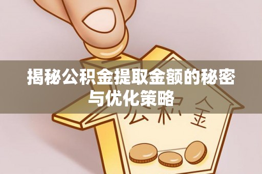 凌云揭秘公积金提取金额的秘密与优化策略