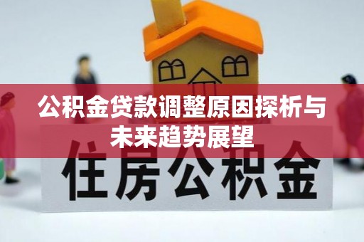 凌云公积金贷款调整原因探析与未来趋势展望