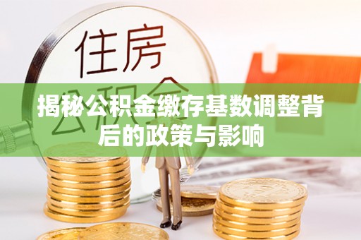 凌云揭秘公积金缴存基数调整背后的政策与影响