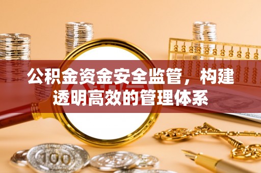 凌云公积金资金安全监管，构建透明高效的管理体系