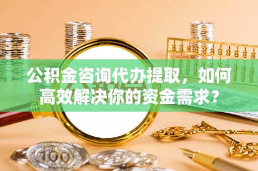 凌云公积金咨询代办提取，如何高效解决你的资金需求？