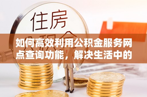 凌云如何高效利用公积金服务网点查询功能，解决生活中的资金难题