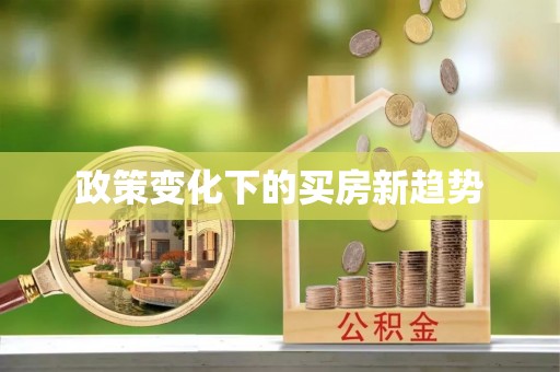 凌云政策变化下的买房新趋势