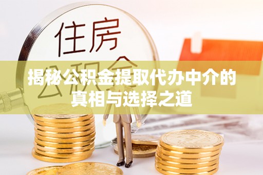 凌云揭秘公积金提取代办中介的真相与选择之道