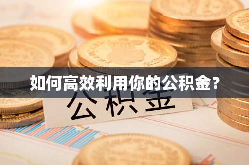 凌云如何高效利用你的公积金？