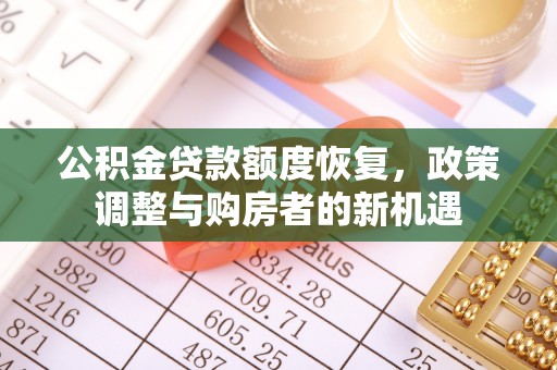 凌云公积金贷款额度恢复，政策调整与购房者的新机遇