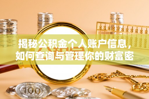 凌云揭秘公积金个人账户信息，如何查询与管理你的财富密码