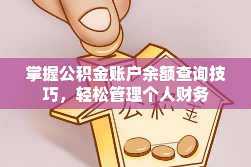 凌云掌握公积金账户余额查询技巧，轻松管理个人财务