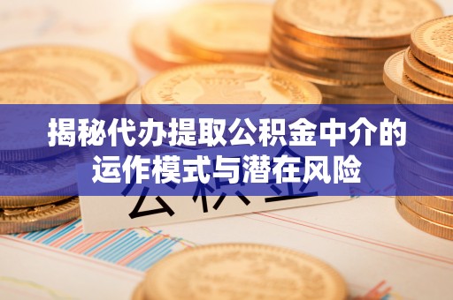 凌云揭秘代办提取公积金中介的运作模式与潜在风险
