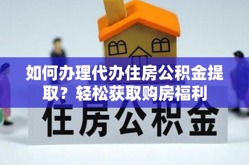 凌云如何办理代办住房公积金提取？轻松获取购房福利