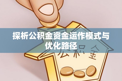 凌云探析公积金资金运作模式与优化路径