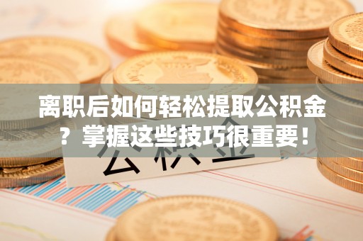 凌云离职后如何轻松提取公积金？掌握这些技巧很重要！