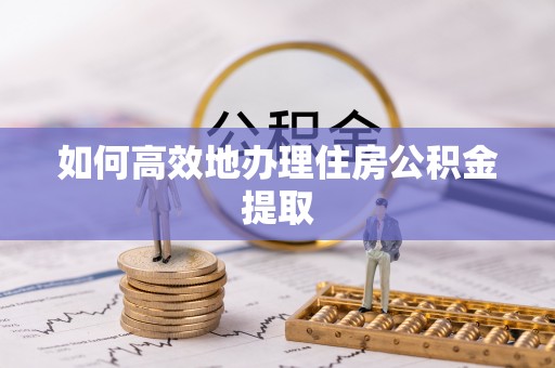 凌云如何高效地办理住房公积金提取