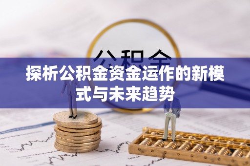 凌云探析公积金资金运作的新模式与未来趋势