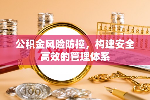 凌云公积金风险防控，构建安全高效的管理体系